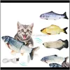 Dla VIP Hiszpania Elektryczne zabawki Cat 3d Interactive USB Bite Resistant Fish Toy Eexqf BFSQR