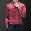 Herbst Neues Hemd Männer Slim Fit Korea Kleidung Männer Langarm Designer Hemd Smoking Hemd Männer 5XL Camisa 210412