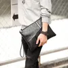 Ежедневная сумка Новый Корейский Стиль Мужские Модный Конверт Пакет Пакет Сумка Ретро Сцепление Бизнес Досуг Trend Сцепление