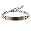 Valentine's Day Gift Engraved Jewelry Chain & Link Bracelets Unisex Fashion Cn(origin) Link,