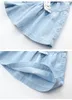 3-12yrs Baby Meisjes Jeans Shorts Zomer Kinderkleding Bloemen Denim Voor Meisje Kids Casual Katoen Jean Pant 210429