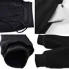 Men's Tracksuit 2 Piece Plain Hoodie Sets Boy Male Street Clothing Wholesale Jacket+Pant Sweatsuit Pants Trousers Suit 211106