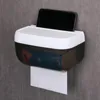 toiletpapier staan ​​met plank
