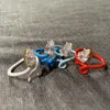 Nuovi gioielli in argento sterling puro caldo per le donne Anelli colorati Serpente Testa di diamante Festa estiva AAA Diamante Fidanzamento Lusso