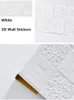 Wall Stickers 10 Pieces Of 3D Stereo Foam Wallpaper Old Renovation Self-adhesive