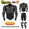 Motorcycle Armor HEROBIKER Breathabls Racing Body Protector Jacket With Neck Motocross Motorbike Safety Protective Gear