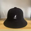 Fashion Spring Bucket Hat Stickad Kangaroo Fisherman Cap Classic Solid Kvinna Målare Ull Kvinnors 211015