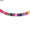 Handgeflochtenes Lgbtq-Regenbogen-Armband-Charm-Braslet für Community Love Is Gay Pride-Armband-Zubehör