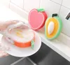 Magic wipe fruit shape thickened microfiber sponge cloth cleaning dish rag scouring pad kitchen accessories GF893