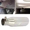 Grenrörsdelar universal avgasspets ersättande rostfritt stål silver färgrörsänd svans hals för car8877668