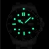 Zegarek na nadgarstek Seria duchów nurka automatyczna karnawałowa moda Sport mechaniczny zegarek Men Sapphire Kalendarz Lumous Waterproof Montre H8022120