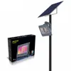 RGB Solar Flood Lights 60W 100w 200w 300w 500w 800w LED Floodlight musikhögtalare bluetooth Landskapsljus för jul utomhus