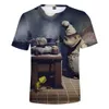 Game Little Nightmares 3D Print Kids T -shirt Cartoon anime t -shirts jongens meisjes tieners peuter tee tops camiseta kinderen kleding6608237