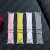 Fashion Smart Straps For Apple Watch Bands iwatch 7 1 2 3 4 5 6 Series Strap Color Leather Watchbands 42mm 38mm 40mm 44mm 41mm 45mm Link Bracelet Halloween Women Men Gift