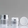 30/50g Cream Cosmetic Jar Pot 30/50 / 100 ml Bouteille de pompe à lotion acrylique Bouteille de récipient de récipient rechargeable DIY