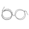 Link, ketting mode creatieve paar armband eenvoudige hartvormige magneet aantrekken tag dames vakantie sieraden cadeau