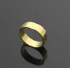 2022 Fashion Rings Square Flower Rings Titanium Steel man Finger Silver Rose Gold Men Ring Jewelry New Liberi la nave