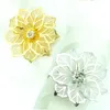 new Flower Shaped Napkin Ring Metal Napkins Buckle Rings Hotel Wedding Party Table Decoration Towels Decor Buckles Multi Colors EWA6400