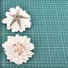 20 sztuk Dahlia Sztuczne Jedwabne Kwiaty Głowy Do Dekoracji Ślubnej Rose DIY Wieniec Prezent Box Scrapbooking Craft Fake Flower Head 210925