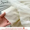 Casual Dresses Syiwidii ​​Mesh Spaghetti Strap Dress for Women Summer 2021 BRIDEMAID LACE UP RUFFLES MIDI Party Evening Beach Style Style