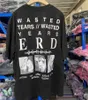 Негабаритная ERD T рубашка мужчин женщин стрит одежды круг большой E.R.D футболка оригинальный тег G1229