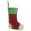 2021 Yeni Tasarımlar Noel Çorap İşlemeli Kişiselleştirilmiş Çorap Hediye Çantası Noel Ağacı Şekeri Süsleme Aile Tatil Çorap