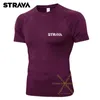 Odzież na rowerze Szybki Suchy Stretch Oddychający Kolarstwo Koszulka z krótkim rękawem Mężczyźni Fitness Running Training Anti-Sweat Odzież na rowerze G1130