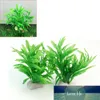 Garden Decorations 2pcs Plastic Artificial Aquatic Plants Grass Weeds Underwater Fish Tank Landscape Aquarium Decoration Ornament Accessories