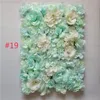 Decoratieve bloemen kransen bloem paneel voor muur handgemaakt met kunstmatige zijden bruiloft decor baby shower party backdrop