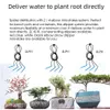 Garden 3/5mm Hose Drip Irrigation Watering System 2 Way Transmitter 2L 4L 8L Steady Flow Dripper Kit For Flower Greenhouse 210622