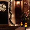 Christmas Decorations LED Lights Outdoor Solar Snowman Garden Lawn Waterproof Holiday Walkway For Decor Yard Pa