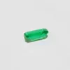 Gzxsjg 5x7mm labored colombian smaragd skapad lös ädelsten för smycken personlig skräddarsy rektangel smaragd skärning diy h1015