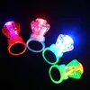 Party Dekoration 20st LED-ringen Praktiska lampor Blinkande Ornaments Dekorationer Finger för Boys Girls