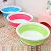 Buckets Folding Basins Collapsible Washbasin High Capacity Vegetable Fruit Basin Space-Saver Household Cleaning Supplies 1PC