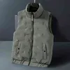 Höst och vinter Mäns Anka Down Vest Ultra Light Jacka Herrmodell Ärmlös Coat Höst och Winter Coat 90% Vit Duck Gör Y1103