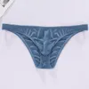 Onderbroek Men Mini Slips Sexy Thong Stretch Low Taille Bikini Boxers Shorts Ondergoed U Convex Pouch Slipjes Heren Erotische Lingerie