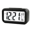 Smart Temperature Alarm Clock LED Display Digital Backlight Calendário Desktop Snooze Mudo Eletrônico Mesa Relógios Bateria Bateria