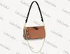 Mujer de alta calidad Luxurys diseñadores Crossbody Bolsas de la billetera bolsos de bolsas de bolsas de la tarjeta del soporte del hombro del hombro mini set de 2 piezas 223s