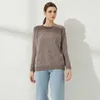 Wixra Thick Sweater Women Knitted Ribbed Pullover Long Sleeve Casual O Neck Jumpers Chenille Clothing Autumn Winter 210918