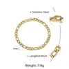 Brincos Colar Pulseira Conjunto para Homens Mulheres 5/7 / 9mm Ouro Prata Cor Aço Inoxidável Figaro Link Cadeia Jóias Conjuntos Atacado LKS258