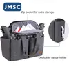 JMSC Мода Mummy Жиреметическая Подвесная сумка Большой Емкость Путешествия Подгузник Многофункциональный Водонепроницаемый Открытый Коляска 211025