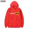 Herren Hoodies True LoveLove you Letters Funny Print Harajuku Casual Herren Sweatshirts Männlich Hoodie Frauen Unisex Streetwear HipHop 211014