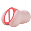 Masturbatori maschili Cup Vagina artificiale Soft Gola profonda Realistico Softs anali Giocattoli sessuali in silicone per uomini Sextoys Xiaoqiao