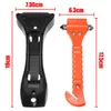 2PCS Säkerhetsliv Spara Escape Emergency SEAT Belt Cutter Fönster Glas Breaker Car Rescue Red Hammer Hand Tool