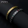 Bangle Zyzq Fashion Classic Chinese Mahjong voor vrouwen Men Creatieve persoonlijkheid Fortuin Roestvrijstalen armband eenvoudige sieraden