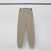 Мужские брюшные брюки повседневная дизайнерская мода с твердым цветом буквы буквы эластичные талию