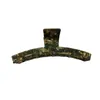 Large Size Geometric Hair Clamp Grab Floral Camouflage Leopard Print Simple Acetate Hair Claws T-shaped Tortoiseshell Hair Clip