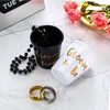 Bachelorette and Bride Party Decoration Shot Glass Necklace with Gold Foil for Bachelor Wedding Parties Bridal Shower RRE11323