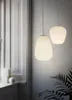 Nordic Creative Heatant Lights Milky White Glass Whorls Кухонные подвесные светильники Luminaria столовая гостиная дома декор
