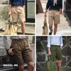Maden Gurkha Şort Pantolon Erkekler Düz Yüksek Bel Kısa Pantolon İş Giyim Rahat Çeyrek Pantolon Adam Giyim 210714